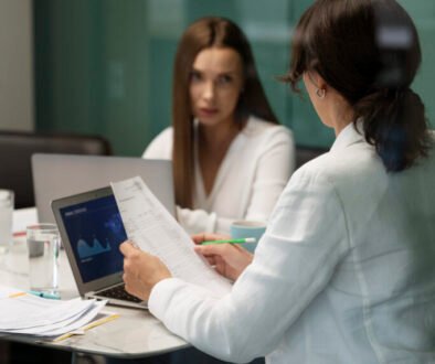 side-view-women-working-together